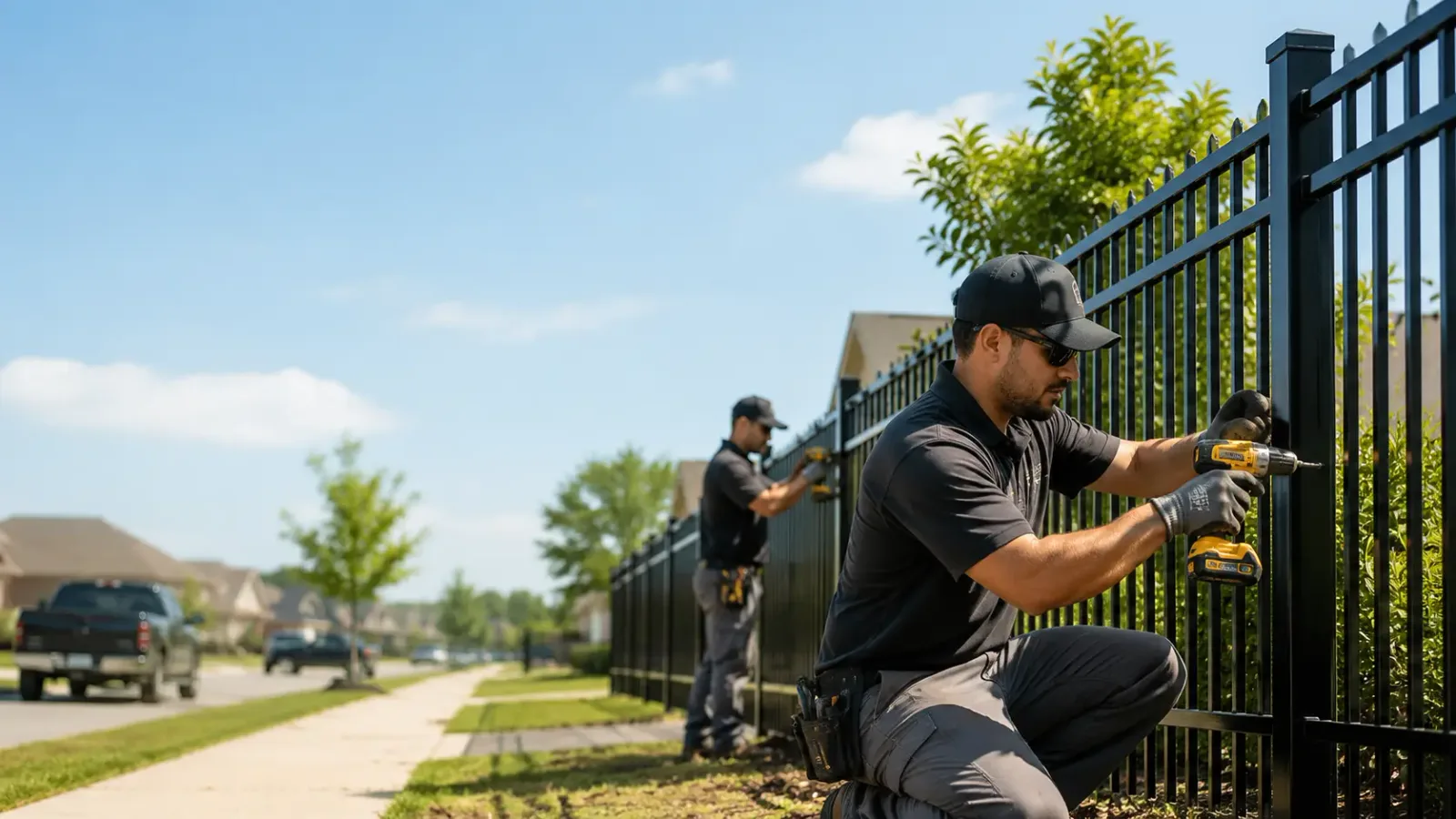 Metal Fence Installation in Wells, MI
